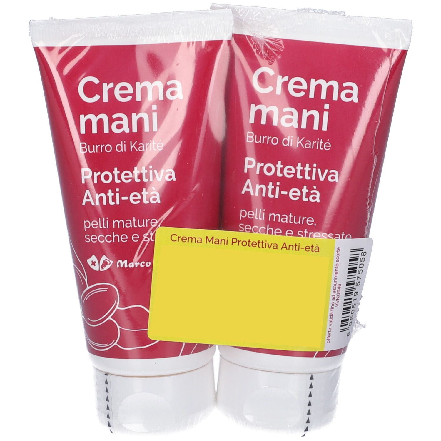 Marco Viti Crema Mani Karite Protettiva Confezione da 2 2x75 ml