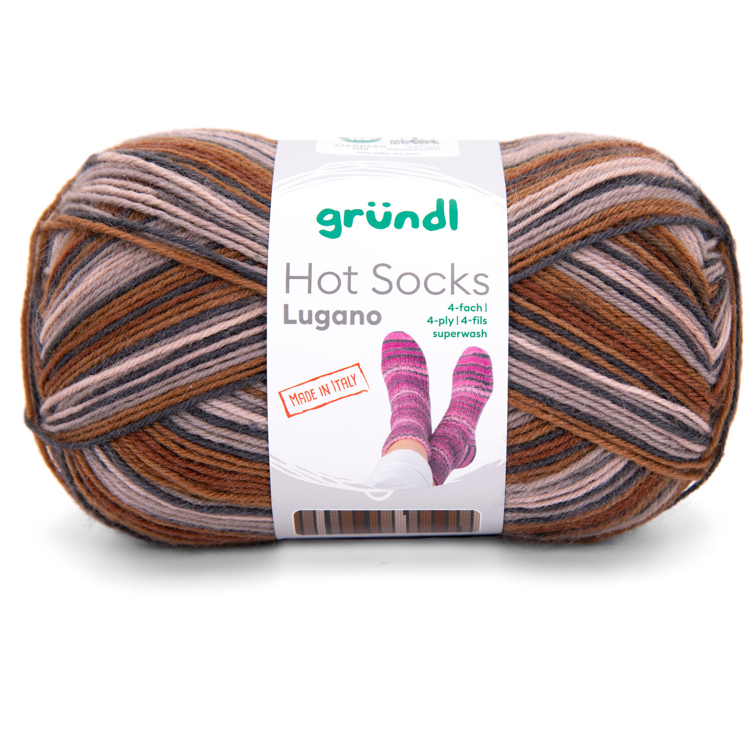 gründl Sockenwolle Hot Socks Lugano