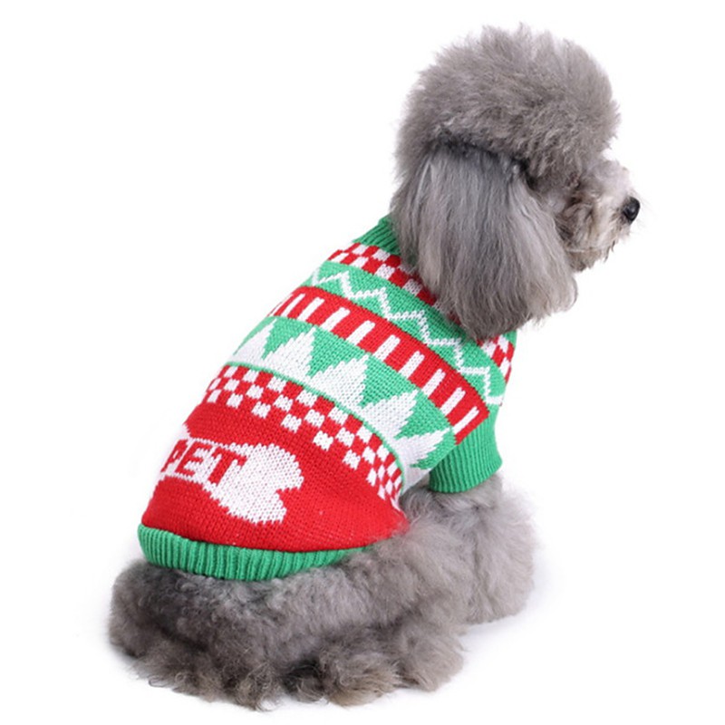 Dog Sweater Bone Casual / Daily Christmas Winter Dog Clothes Puppy Clothes Dog Outfits Blue Green Costume for Girl and Boy Dog Acrylic Fibers XS S M L XL XXL