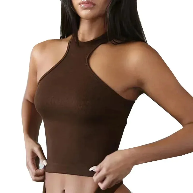 Nouveau débardeur de yoga pour femmes, grande élasticité, hauts de sport pour la salle de sport, t-shirts de fitness, vêtements de sport, débardeurs pour femmes