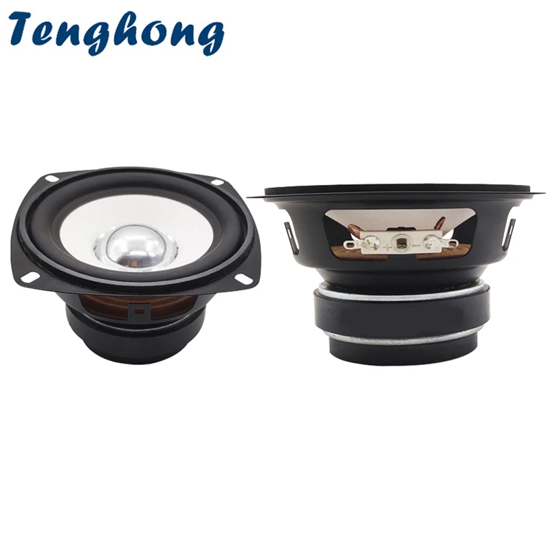 Tenghong 2 pièces 4 pouces 105MM 6 Ohm 15W gamme complète haut-parleur pilote multimédia Bluetooth musique haut-parleur Home cinéma son haut-parleur