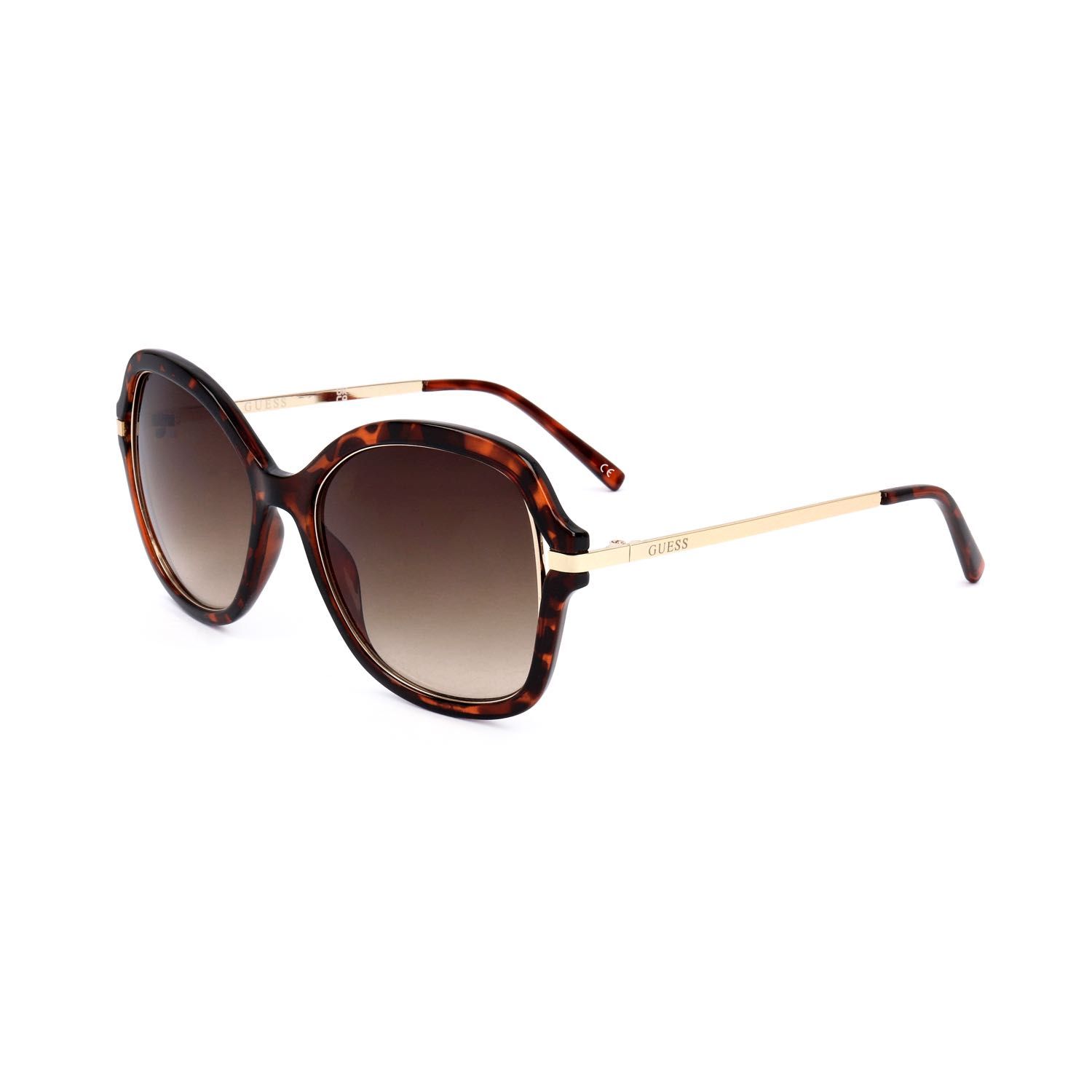 Guess Factory occhiali da sole donna GF0352 mottled brown gold-coloure