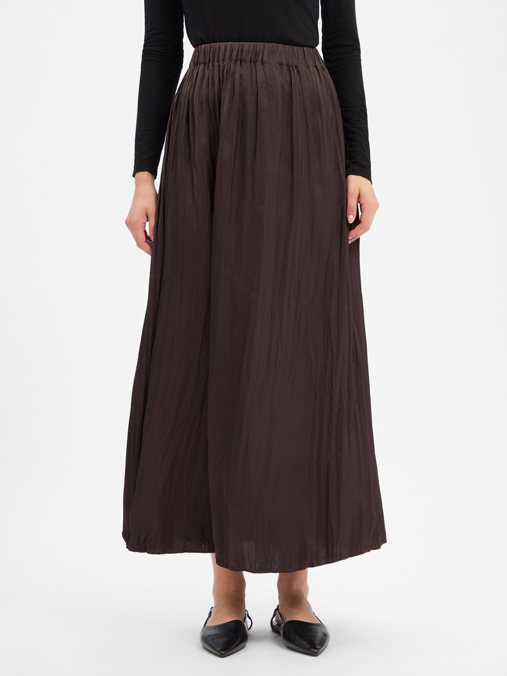 Nümph Faltenrock Damen schoko, 38
