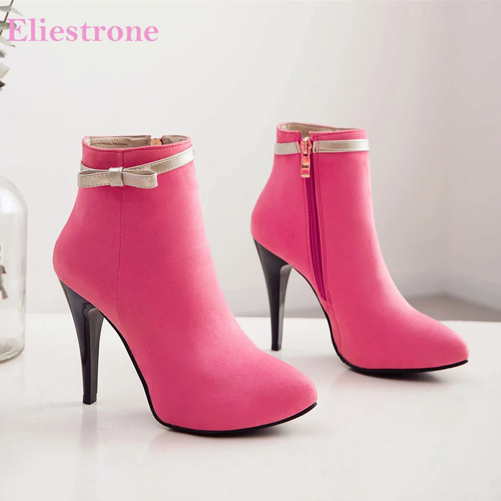 2026 frühjahr Neue Reife Rosa Gelb Frauen Pumpen Spitz Hohe Plattform Heels Dame Schuhe Plus Kleine Große Größe 12 31 43 46 50