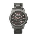 Armani Exchange Watch for Men, Quartz Chronograph Movement, 45 mm Gunmetal Stainless Steel Case with a Stainless Steel Strap, AX2086