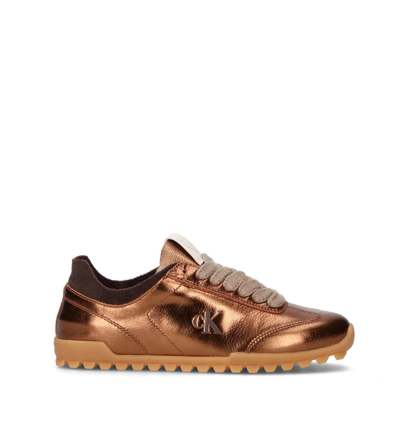 CALVIN KLEIN Sneaker donna bronzo