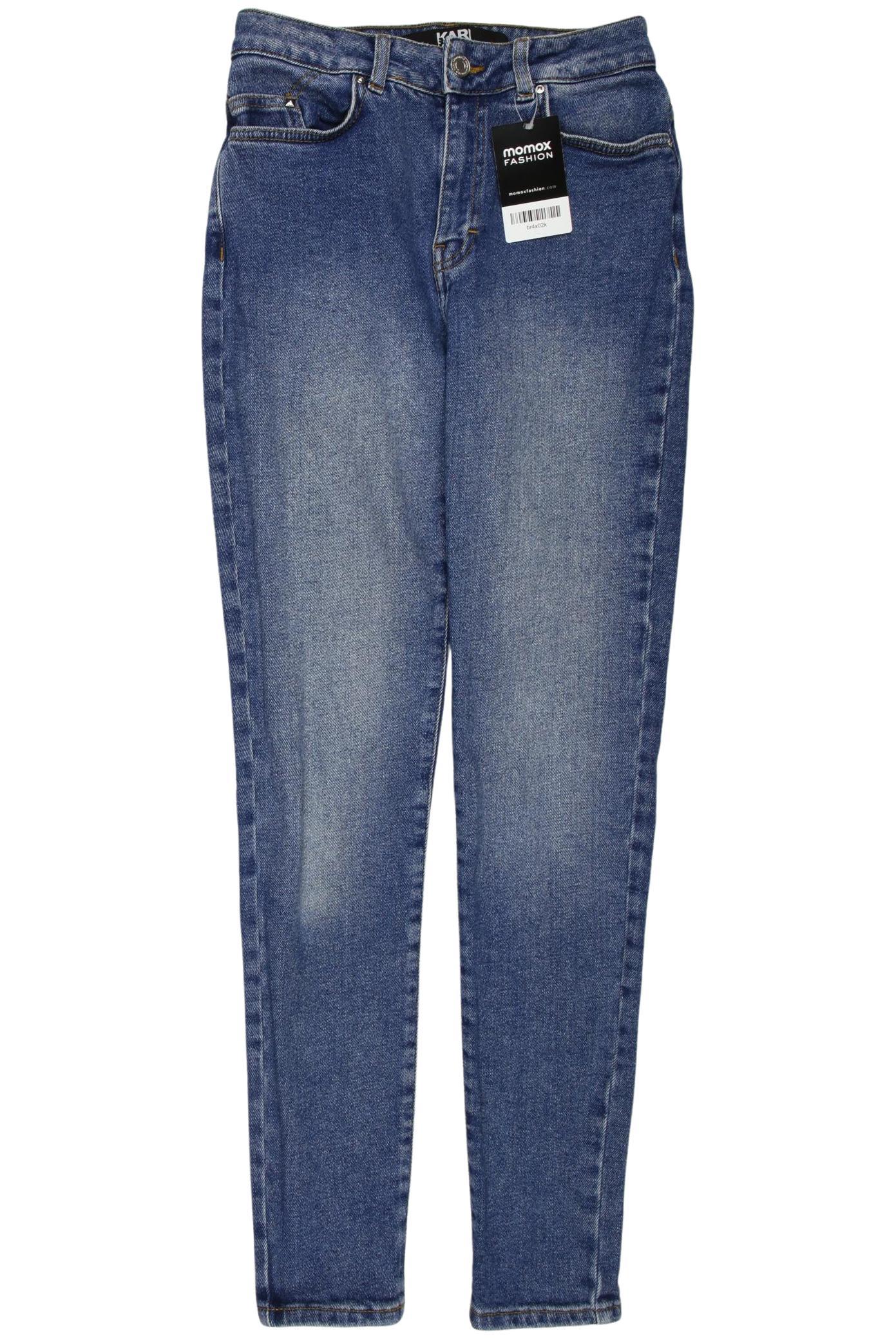Karl by Karl Lagerfeld Damen Jeans, Gr. W25, Blau, Baumwolle / Elasthan / Synthetik