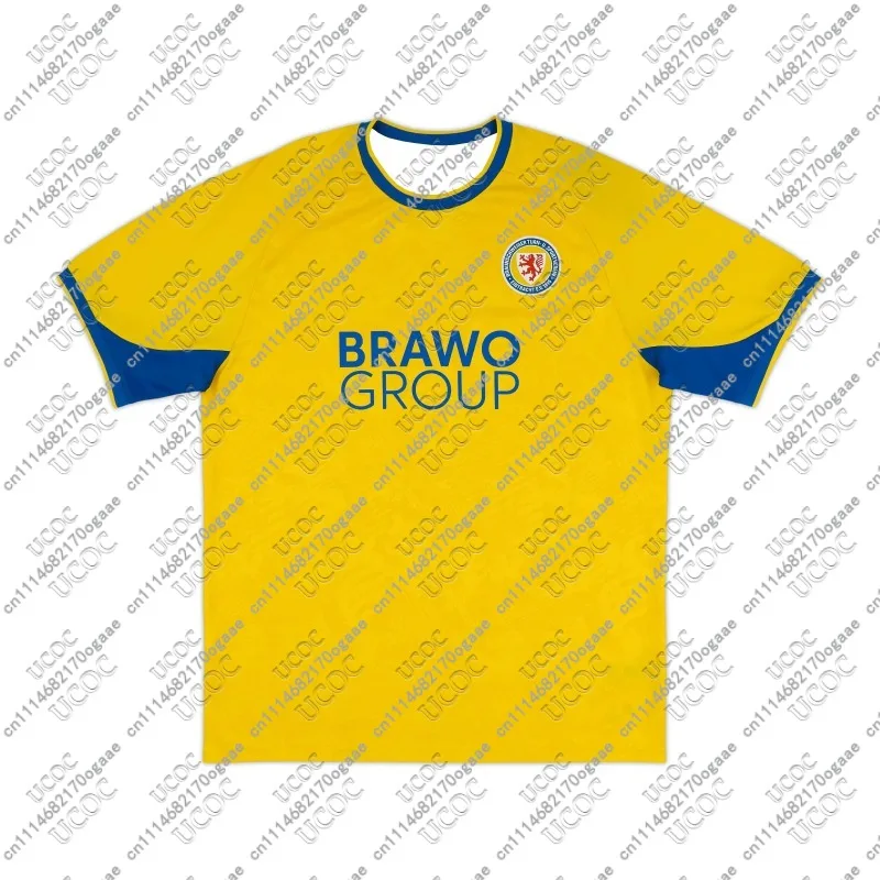 26-27 Maillot de football respirant pour hommes, enfants et garçons, E-100 Eintracht Braunschweig, maillot de sport allemand pour adultes, idéal pour l'entraînement à domicile.