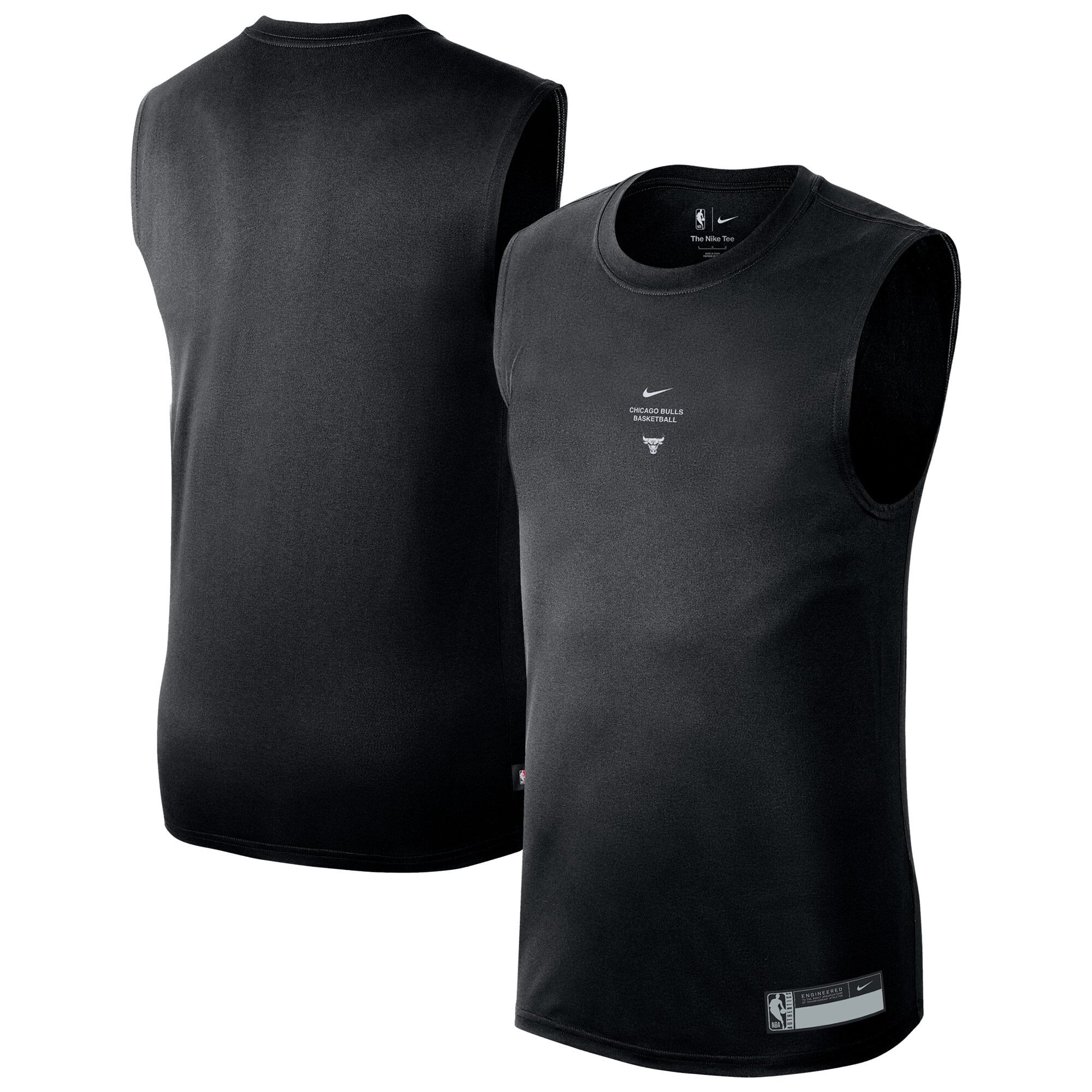Chicago Bulls Nike 2026 Standard Issue Ärmelloses Icon-Tanktop für Herren (Golden State Warriors, Standardausgabe 2026)