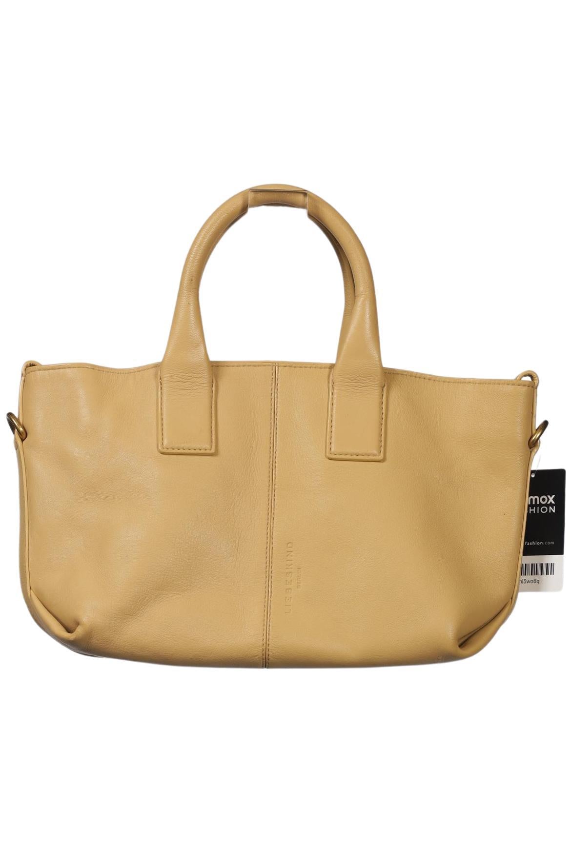 Liebeskind Berlin Damen Handtasche gross Leder, Gr. , Beige, kein / Etikett / Leder