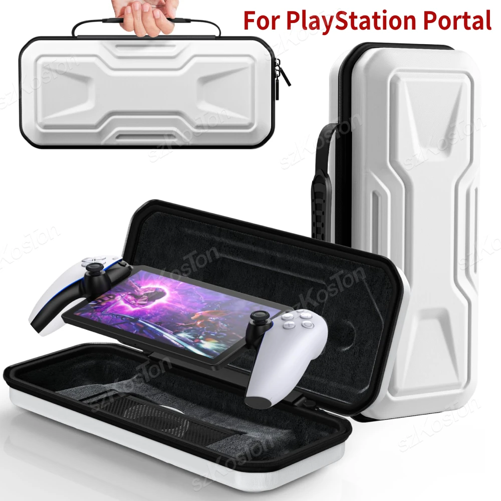 Portable Travel Storage Bag for PlayStation Portal Gaming Consoles EVA Hard Carrying Case for PS Portal Accessories