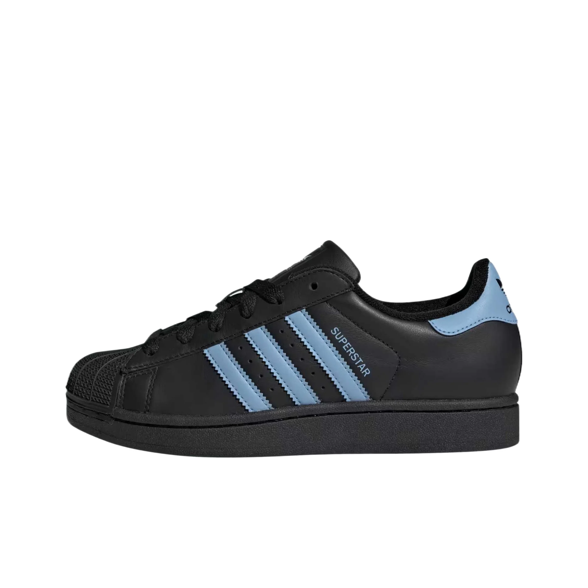 adidas Originals Superstar 2 Stilvolle, vielseitige, bequeme, trendige Low-Top-Freizeitschuhe für Damen in Schwarz JS1338