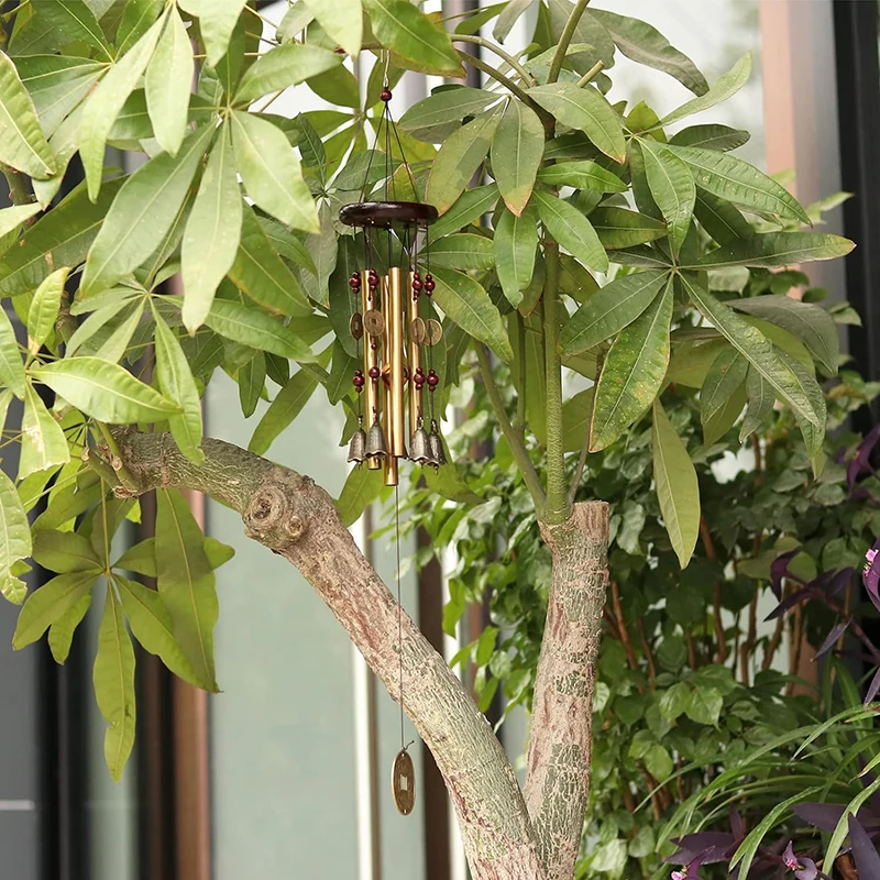 Large Wind Chime Tubes Bells Metal Church Bell Outdoor Garden Home Garden Decor Hanging Wind Chime Symbol Of Good Luck