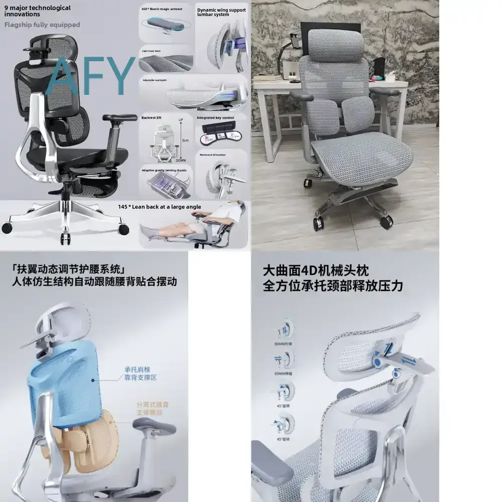 Ergonomic Gaming Chair for Long Hours Comfortable Office Computer Chair for Home Office Workstation Desk Chair with Lumbar