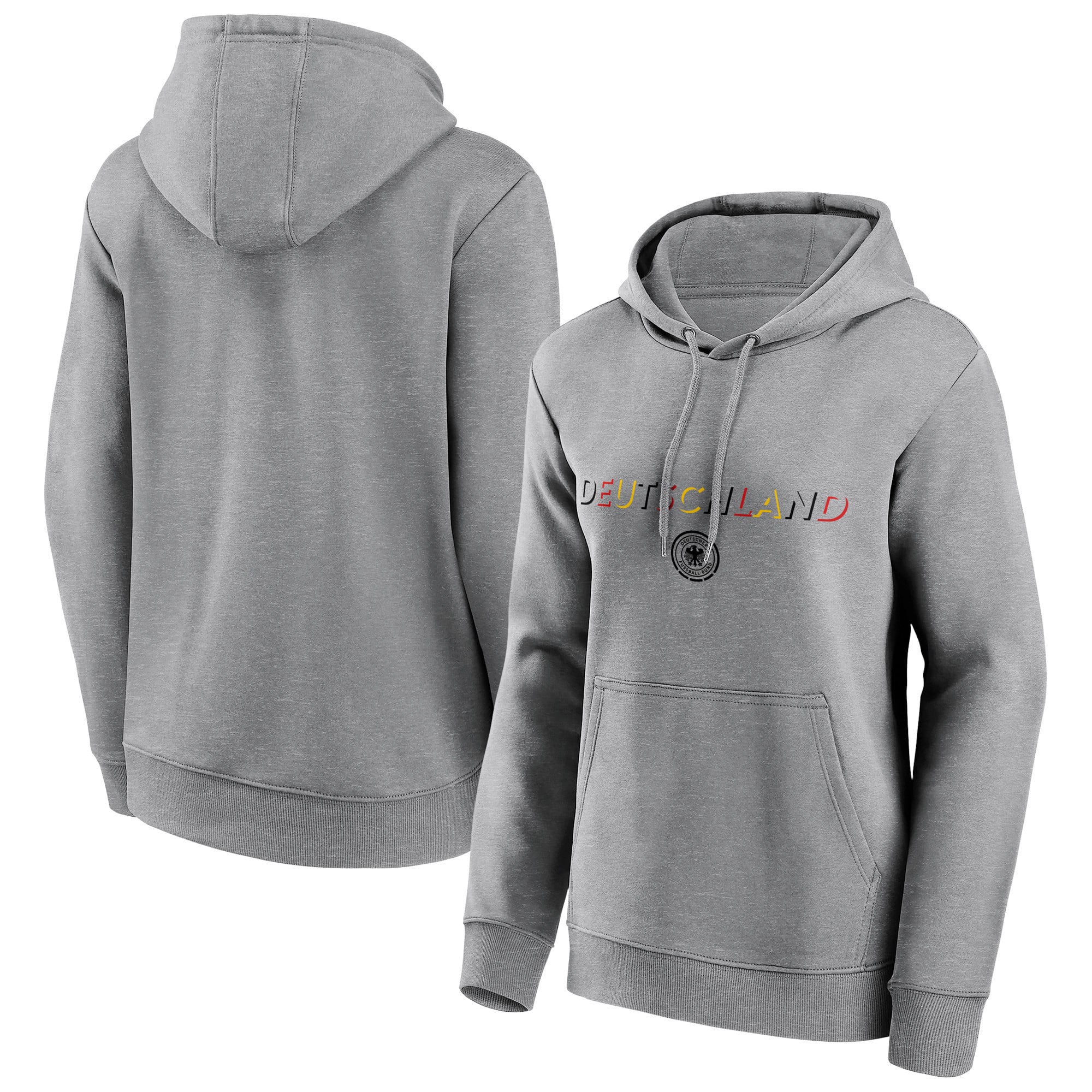 DFB Hundreds Graphic Hoodie – Sportgrau – Damen