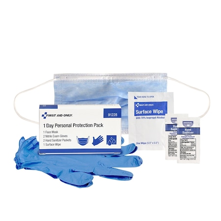 FIRST AID ONLY 91228 1-Day Personal Protection Kit