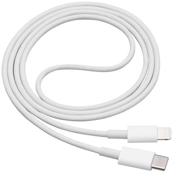 Akyga USB-Kabel USB-C® Stecker, Apple Lightning Stecker 1.00m Weiß AK-USB-35