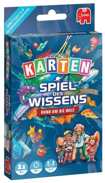 Spiel des Wissens - Kartenspiel Rund um die Welt Euro Hook