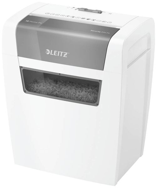 LEITZ® Aktenvernichter IQ Home P-4, Partikelschnitt 4 x 28 mm