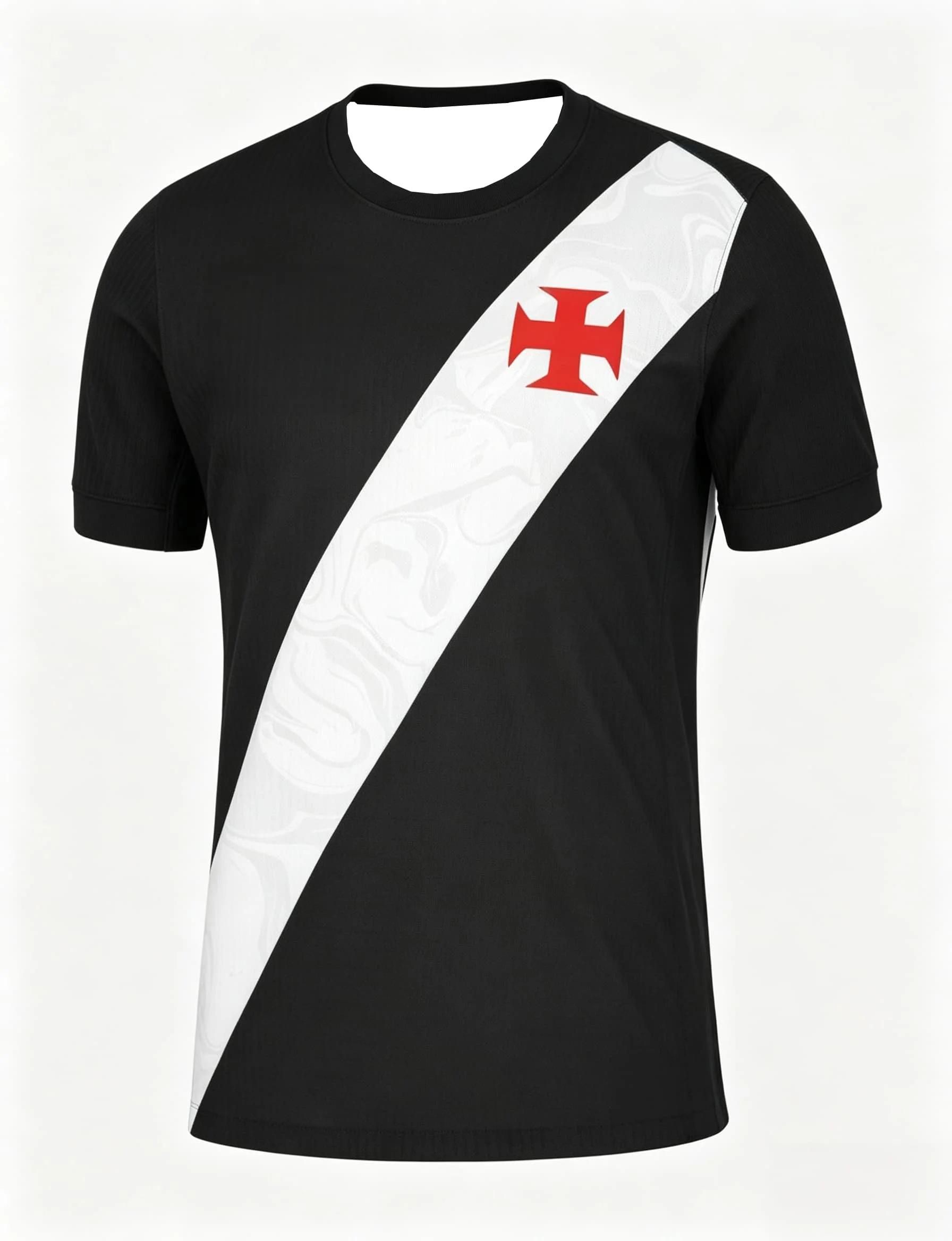 Maillot de football domicile Vasco Da Gama pour hommes, manches courtes, maillot de football à séchage rapide, uniforme d'entraînement pour les fans, hauts assortis pour la famille