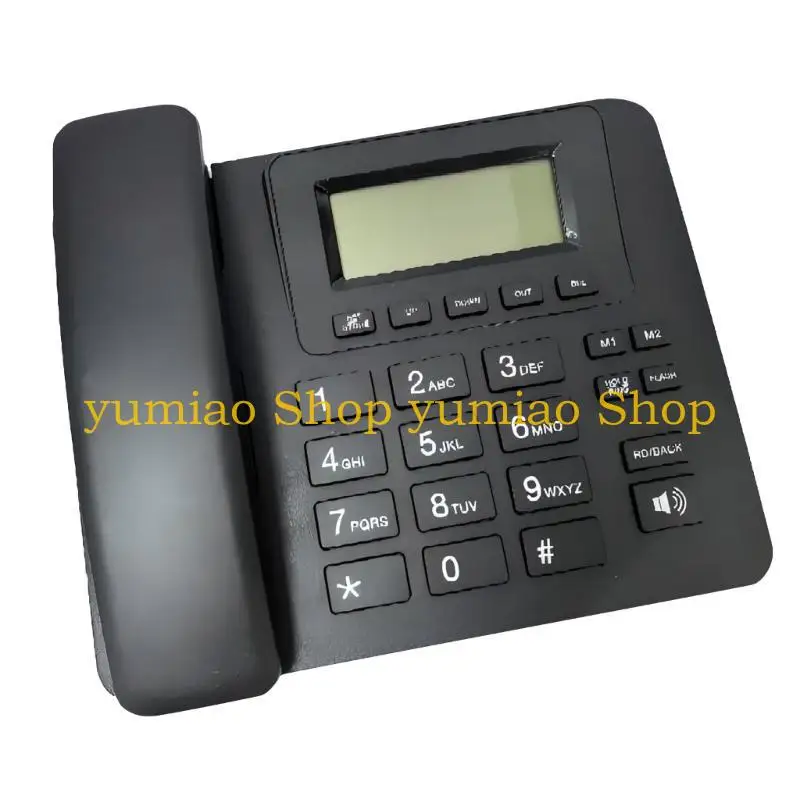 587B Desktop Corded Telephone for Home Landline Telephone with Big Button Phone