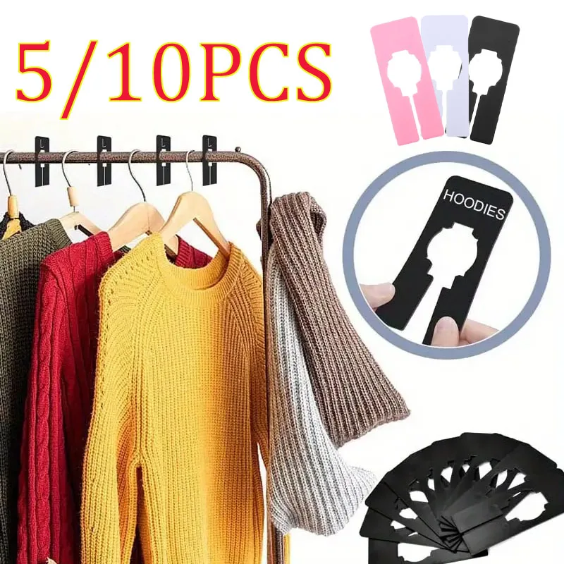 Closet Clothing Size Dividers Reusable Hangers Dividers Organizers Garment Sorting For Clothing Store Separators Rack 10-pcs