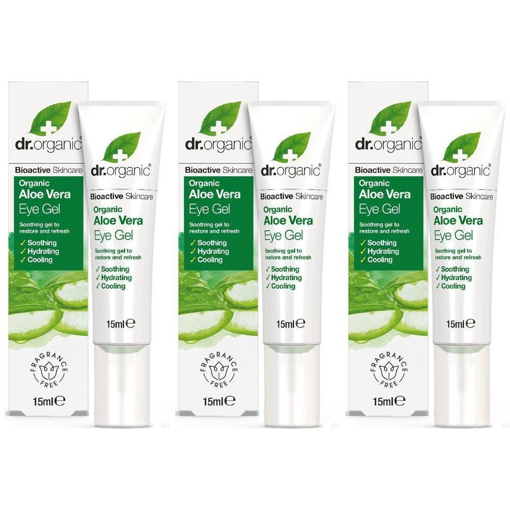 Dr Organic Aloe Eye Gel Contorno Occhi 15 G 3x15 g oftalmico