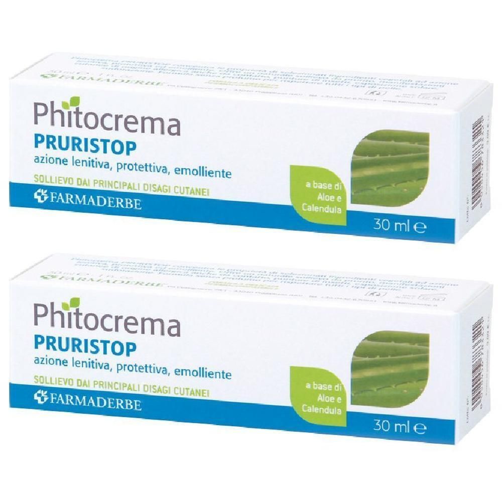 Phitocrema Pruristop 2x30 ml Crema
