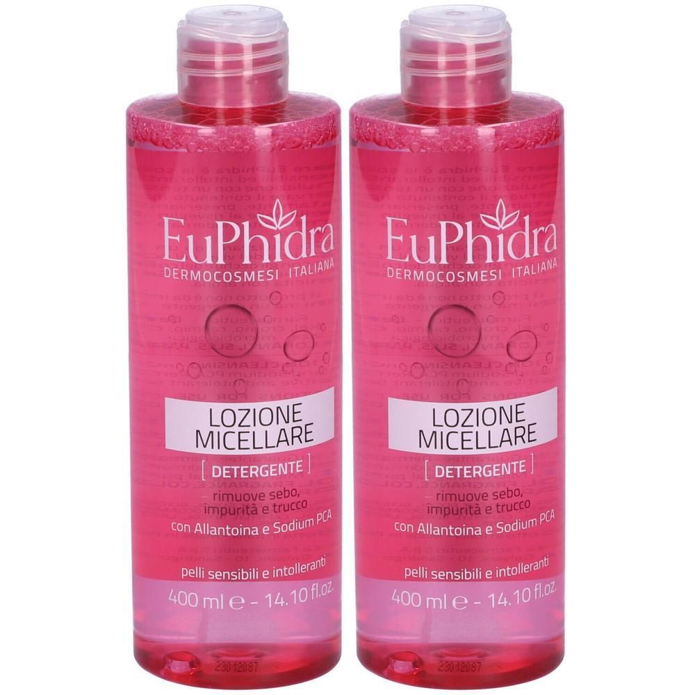 Euphidra Lozione Micellare 2x400 ml viso