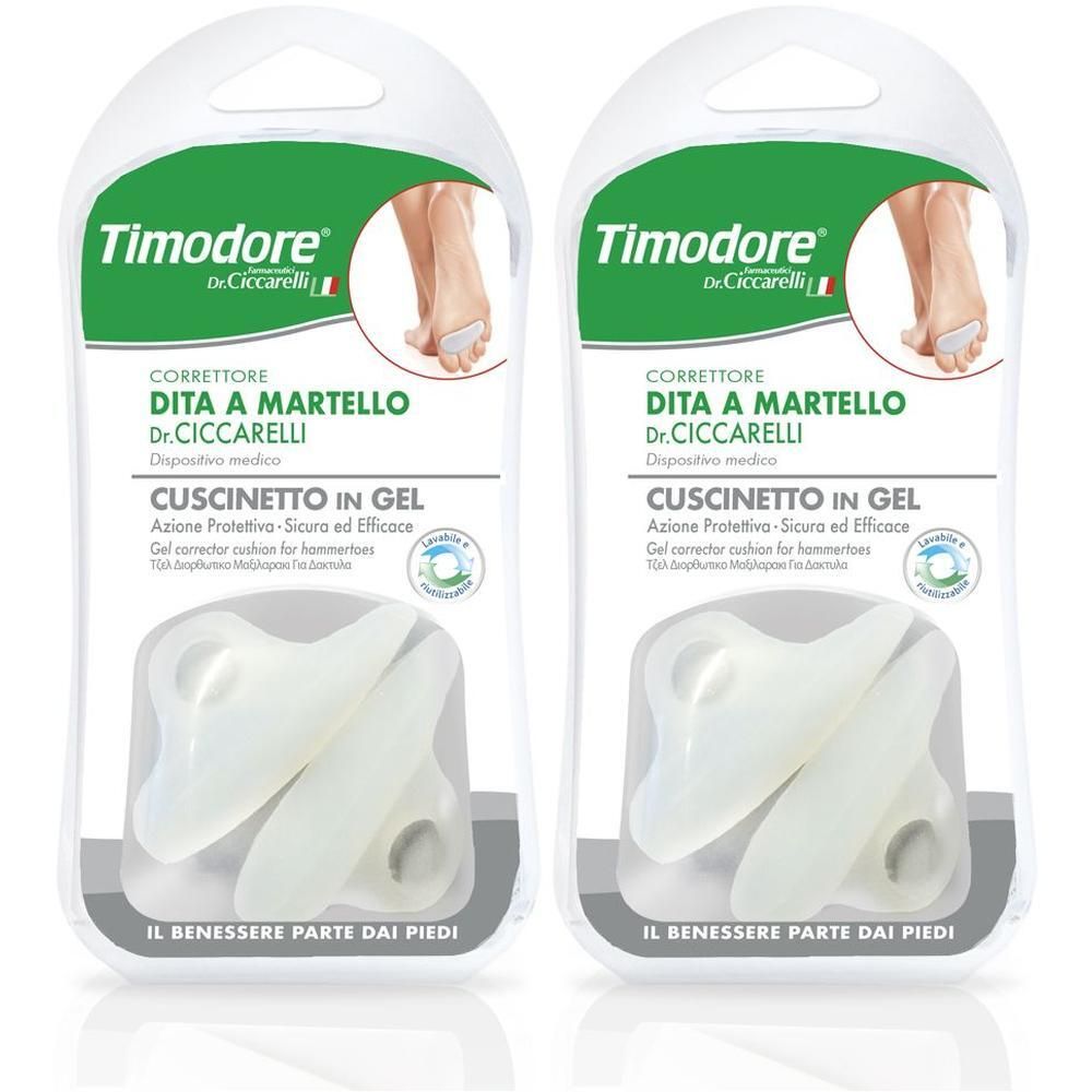 Cuscinetto Per Dita A Martello Realizzato In Gel Di Siliconebianco Sem
