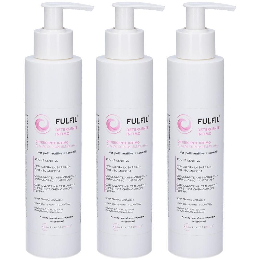 Fulfil Detergente Intimo ai Semi di Pompelmo 3x200 ml