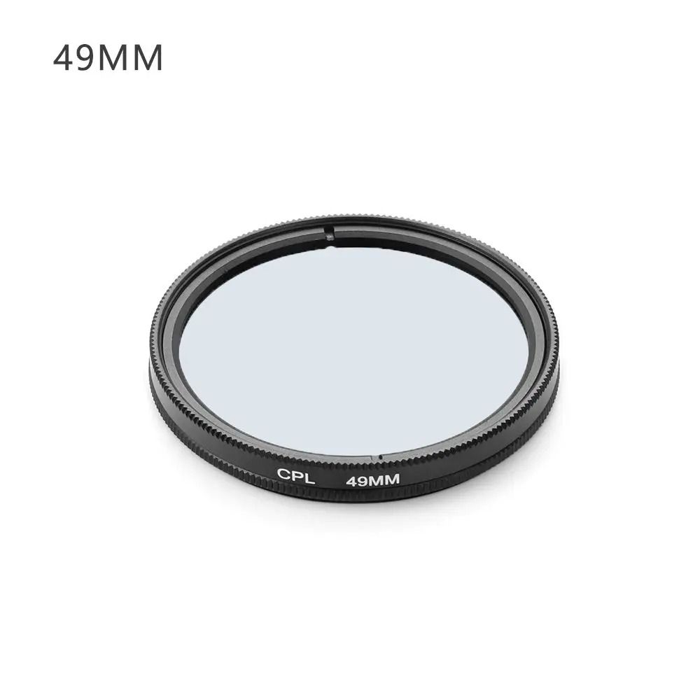 Adjustable CPL Polarizing Camera Lens Filter For DSLR Photography 49mm