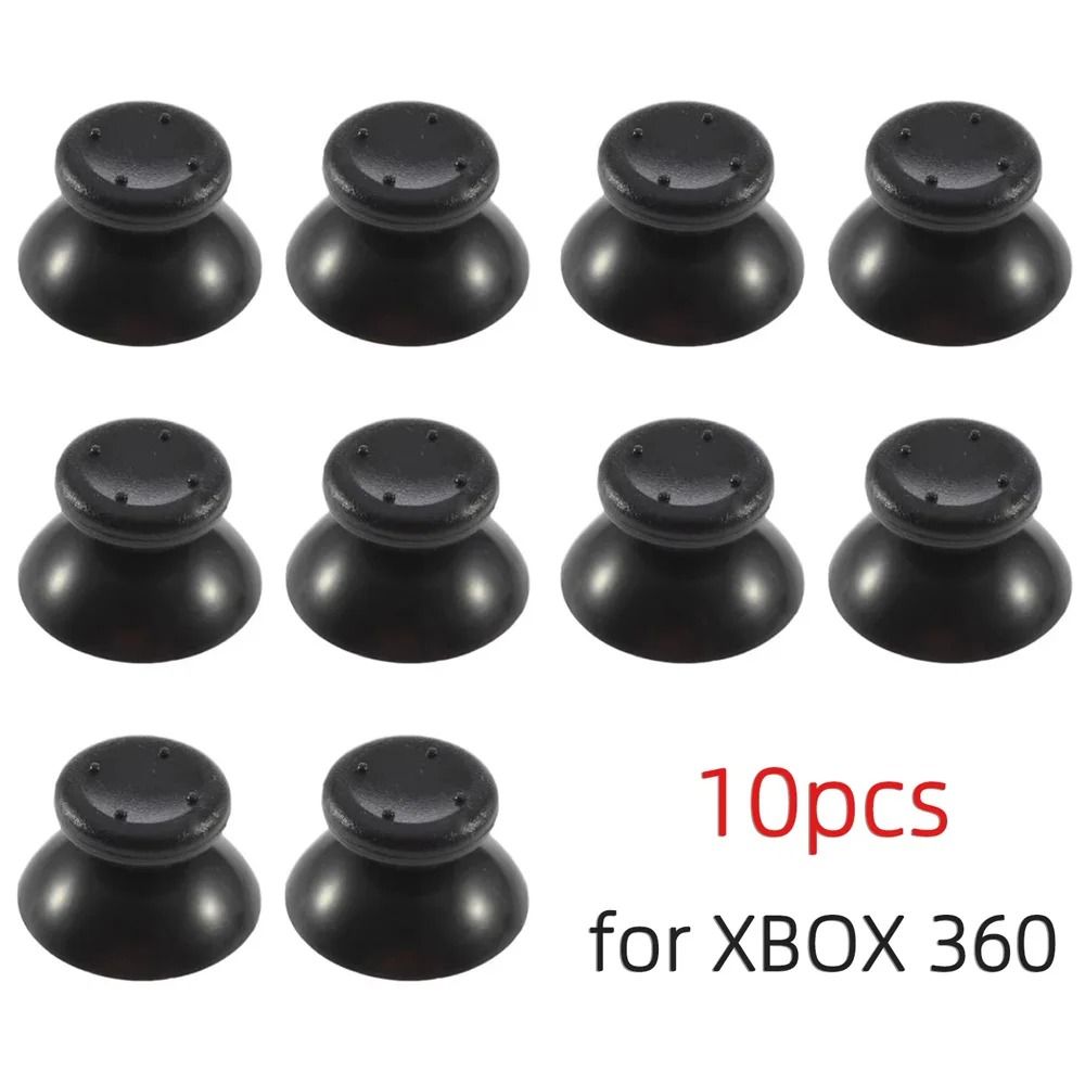 10PCS Replacement Thumbstick Caps For Xbox And PlayStation Controllers xbox 360 (10 Pcs)