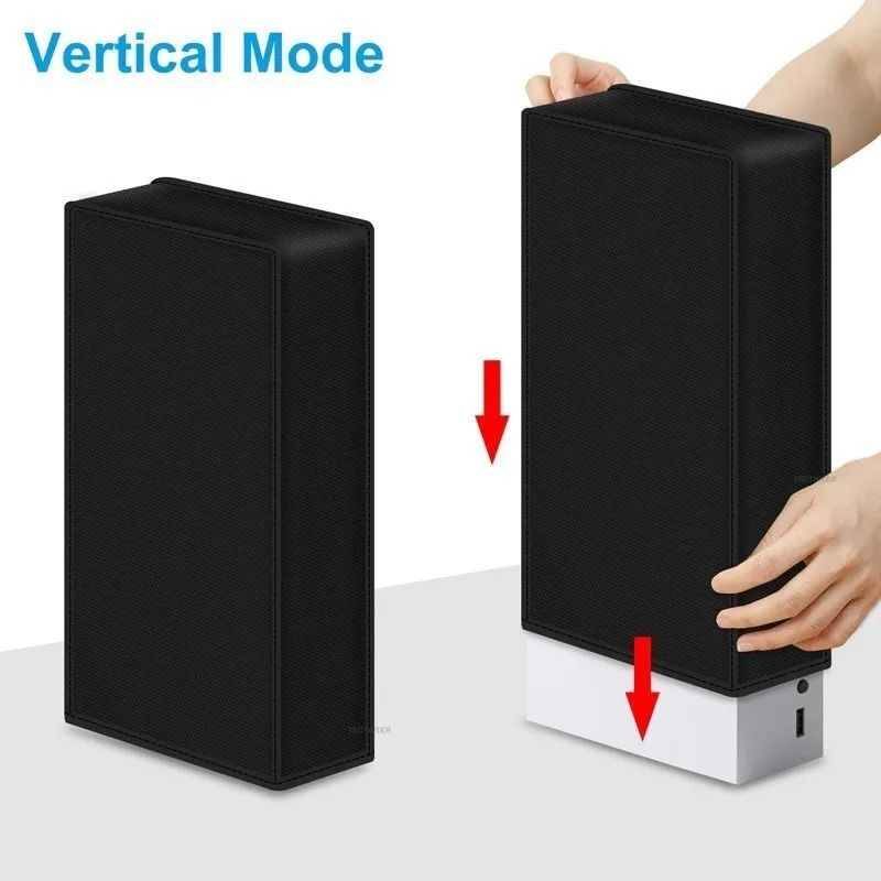 Xbox Series S Vertical Dust Cover Anti Scratch Protective Sleeve vertical Mode