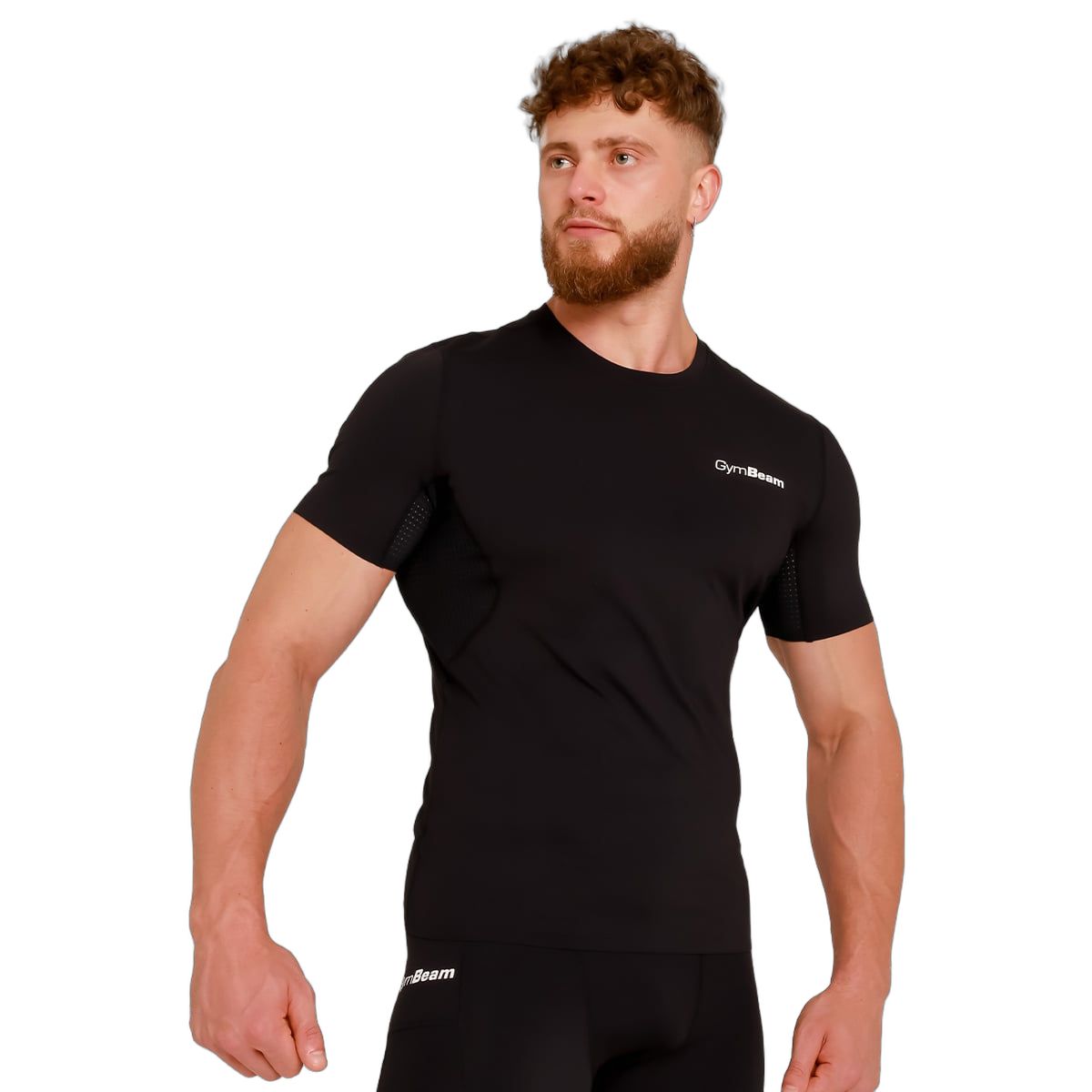 T-shirt uomo slim High Compression Black 1 St