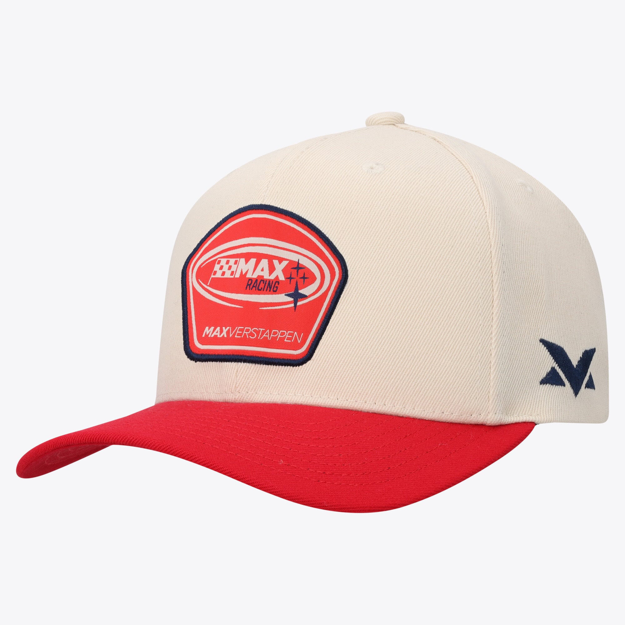 Max Verstappen x Mitchell & Ness Karting Classic Red Cap – Off-White – Unisex