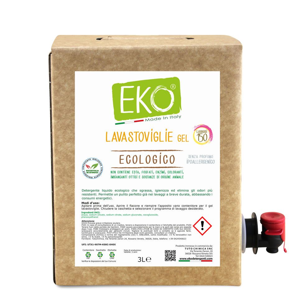 Eko Detersivo Lavastoviglie Gel 3 l