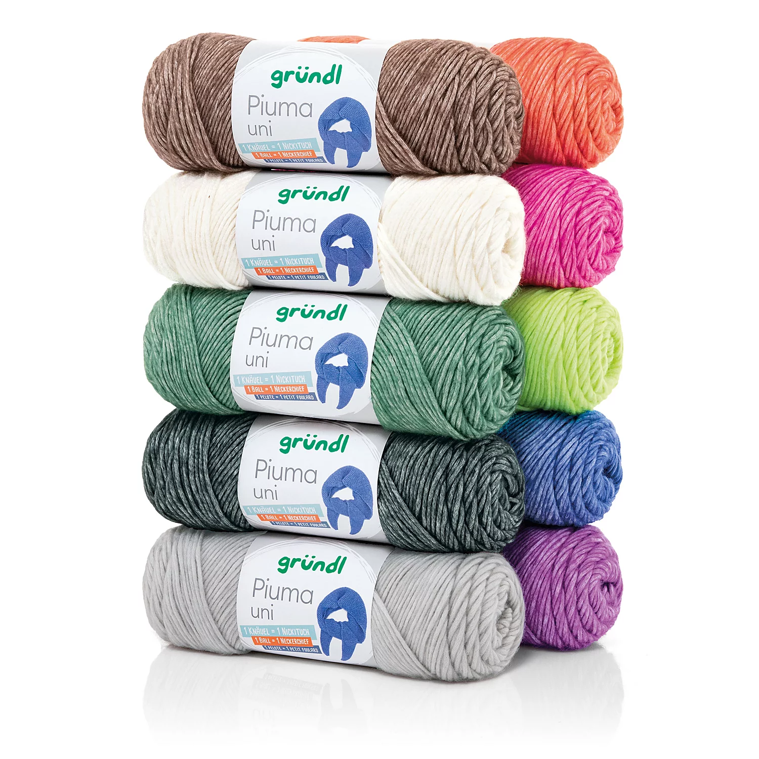 gründl Wolle Piuma Garn-Set