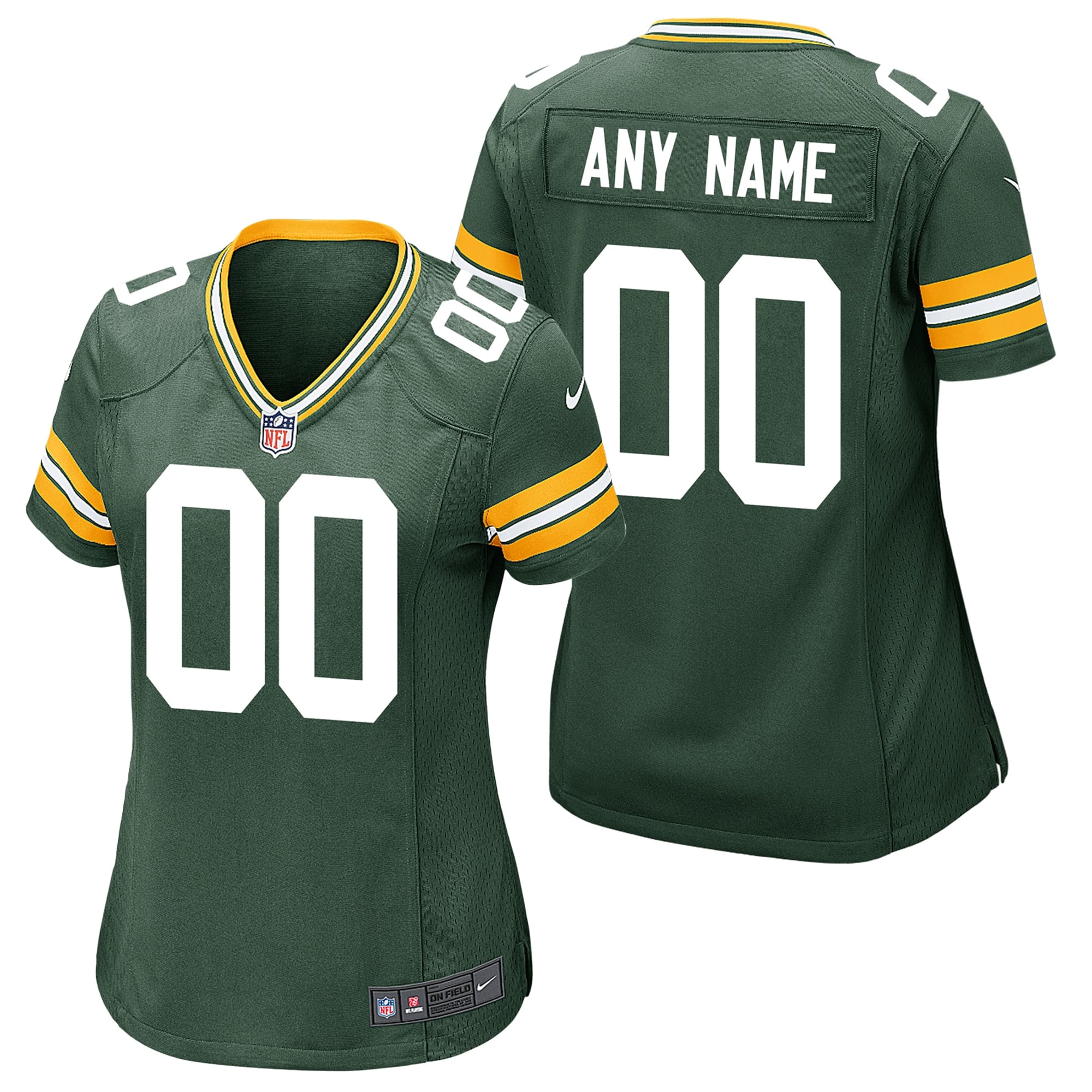 Green Bay Packers Nike Game Heimtrikot - Personalisiert - Damen
