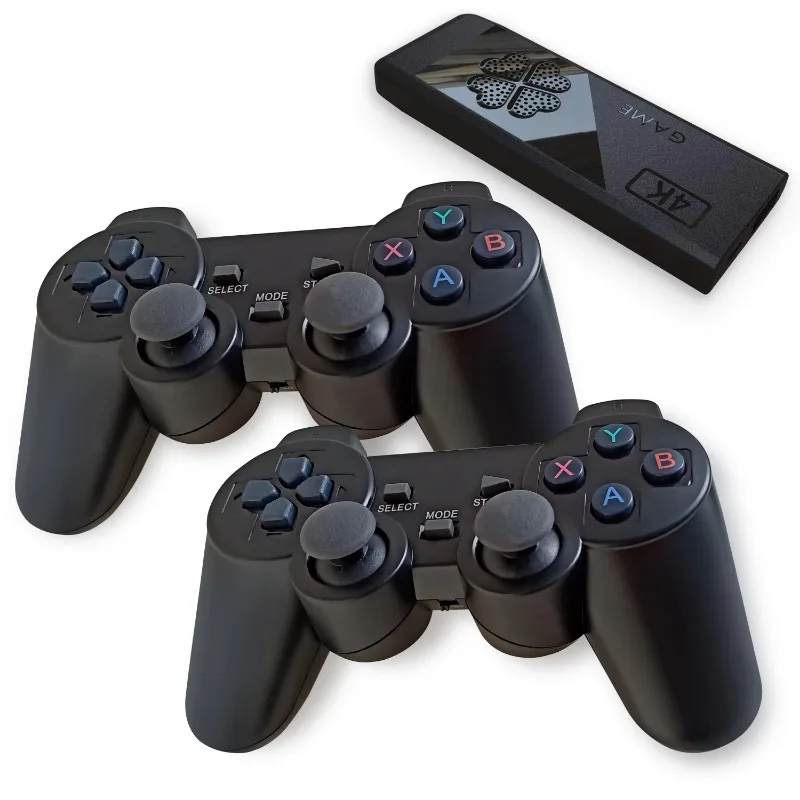 4K 12000+ Games Wireless USB Joystick Controller 2.4G Support 9 Simulators Output Video Gamepad Inbuilt 4K Games