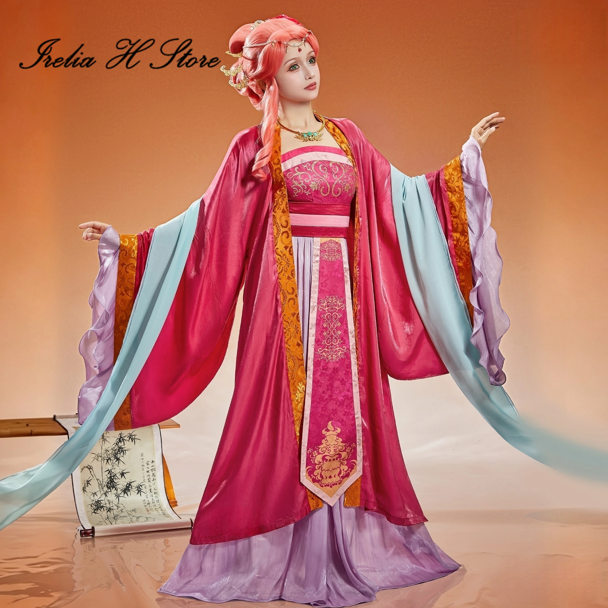 Irelia H Anime Gyokuyou Cosplay-Kostüm, Apotheker-Tagebuch, Hanfu-Kleid, Halloween-Kostüme für Damen
