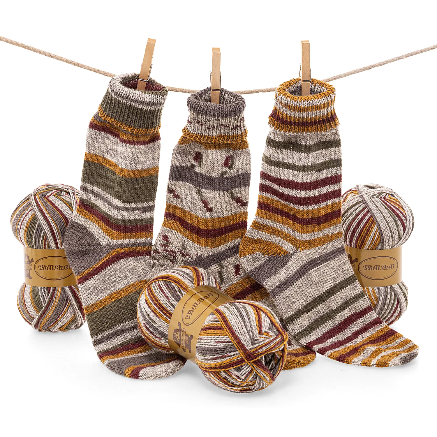 Lot laine à chaussettes Woll Butt "Kiruna", 300 g