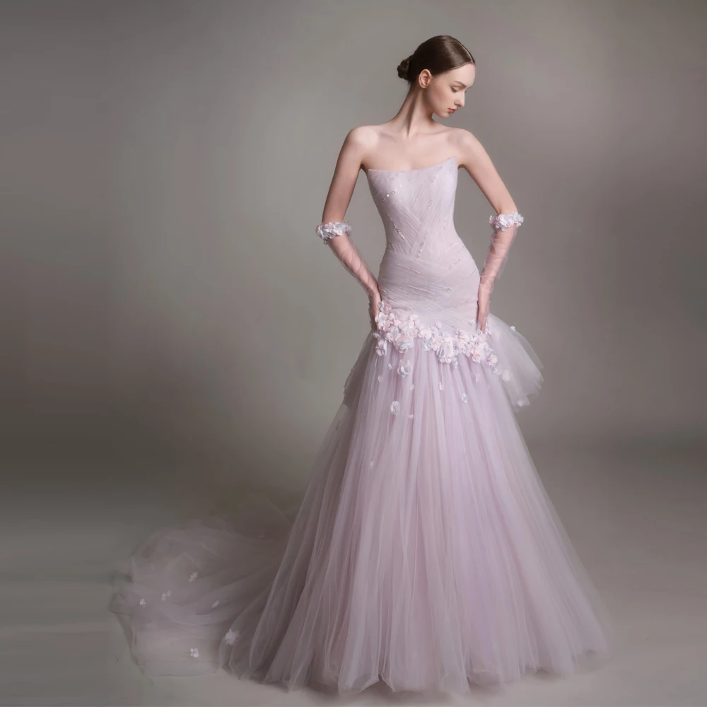 Sexy Mermaid Women Evening Dresses Formal Sleeveless Prom Gowns Party Vestidos De Noite Exclusivamente Para Mulheres Customized