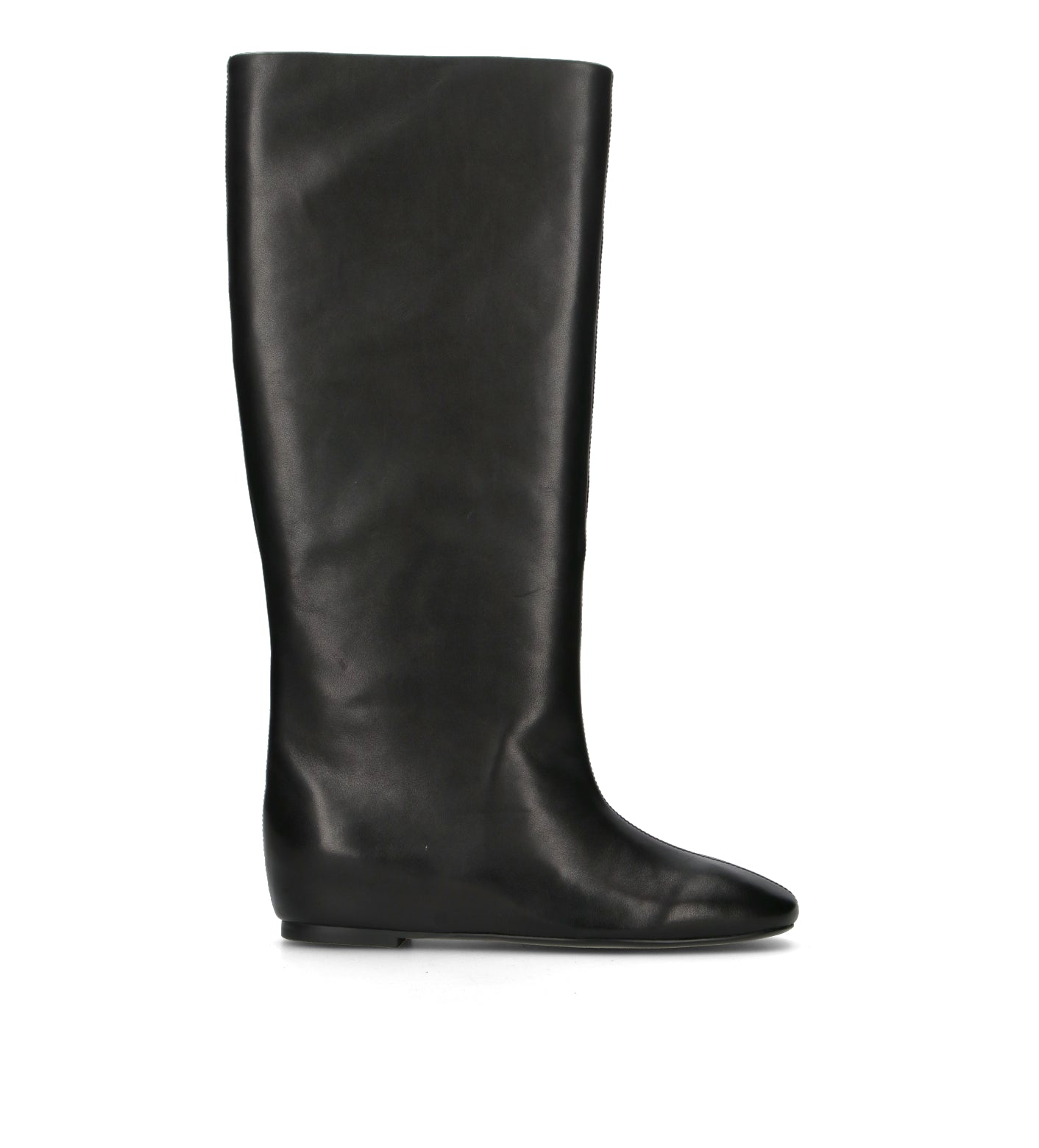 LOAFER Stivale donna nero in pelle