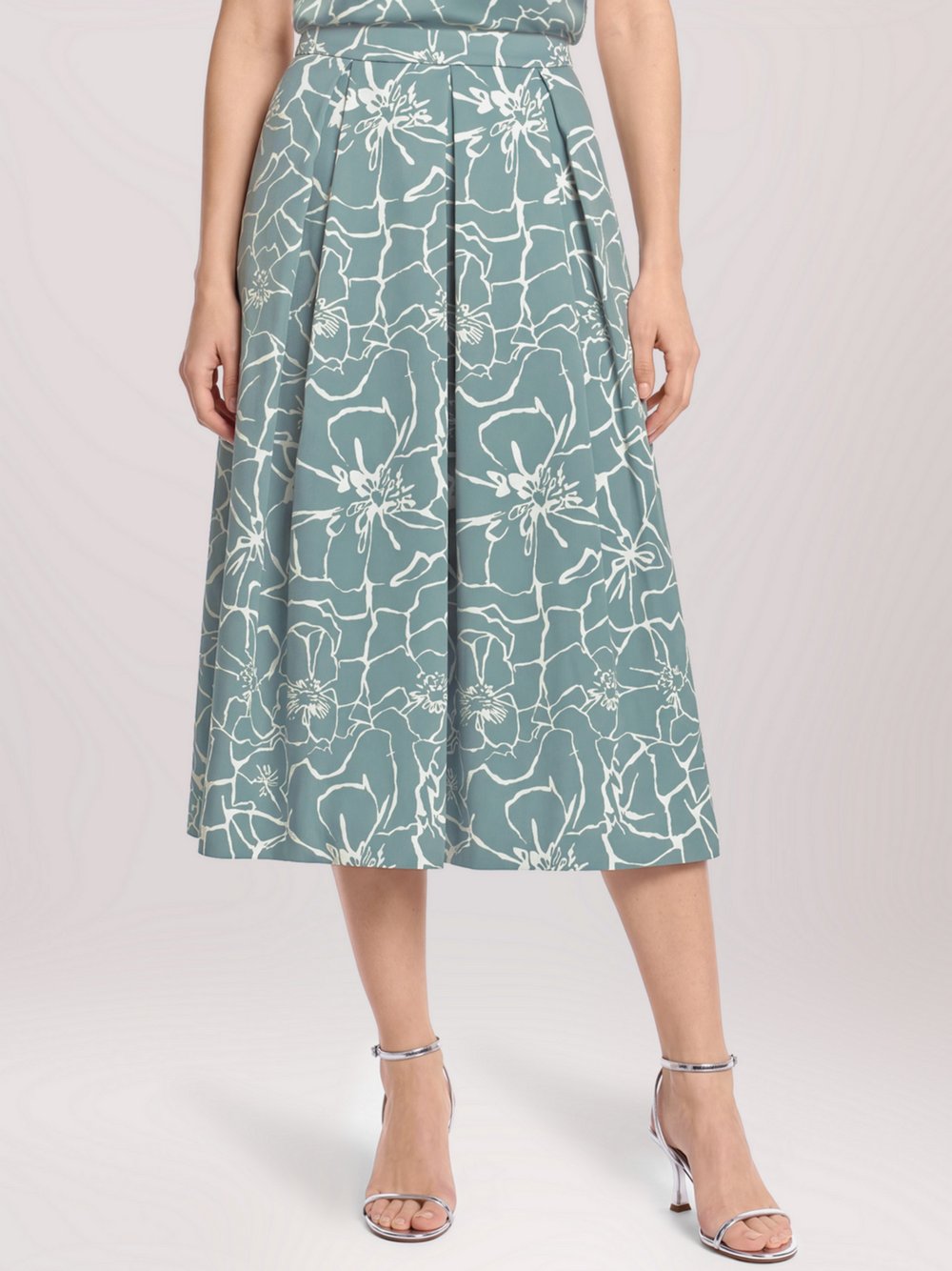 Vera Mont Faltenrock Damen petrol, 42