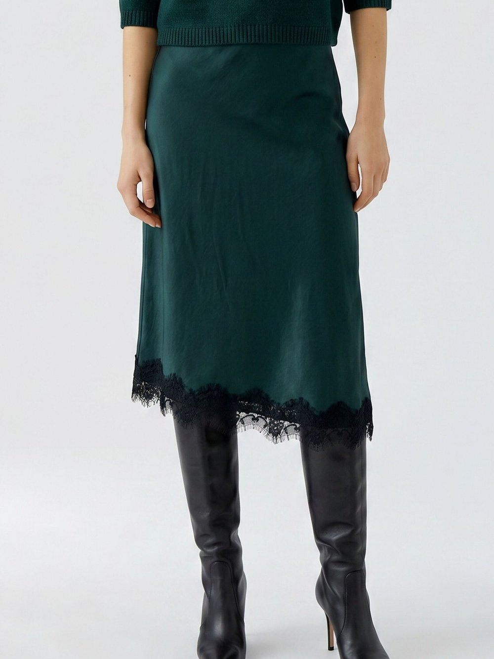 Oui Midirock Damen grün, 40