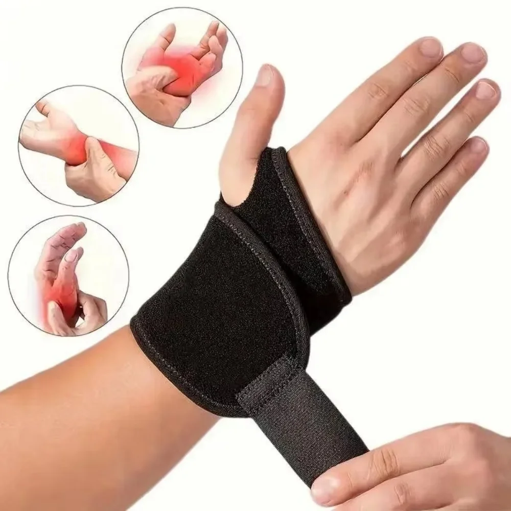 Verstellbares Handgelenksband im Sportstil, Druckband für Handgelenk, für Damen und Herren, geeignet für Badminton, Basketball, als Handgelenksstütze bei Karpaltunnelsyndrom, für rechtes und linkes Handgelenk.