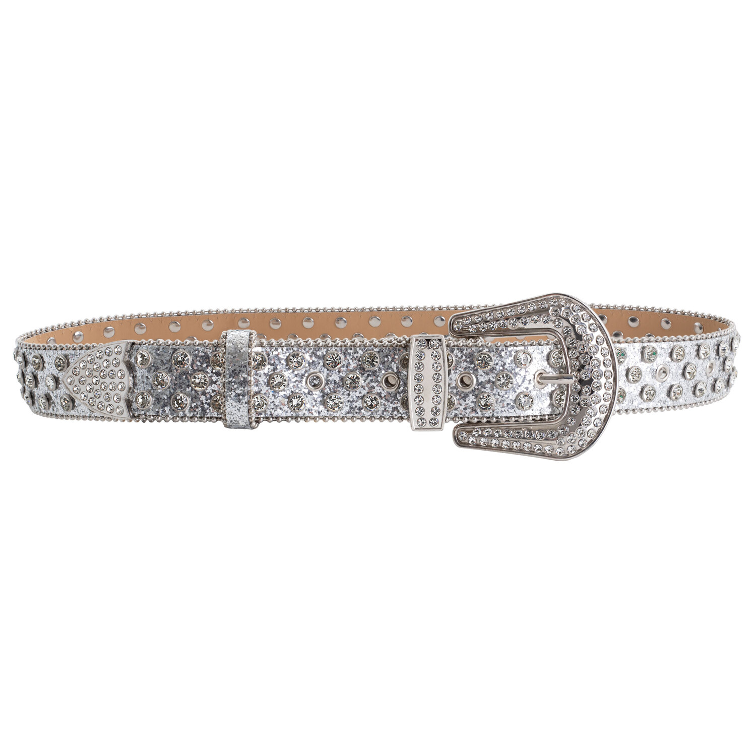 Ceinture "strass", argenté
