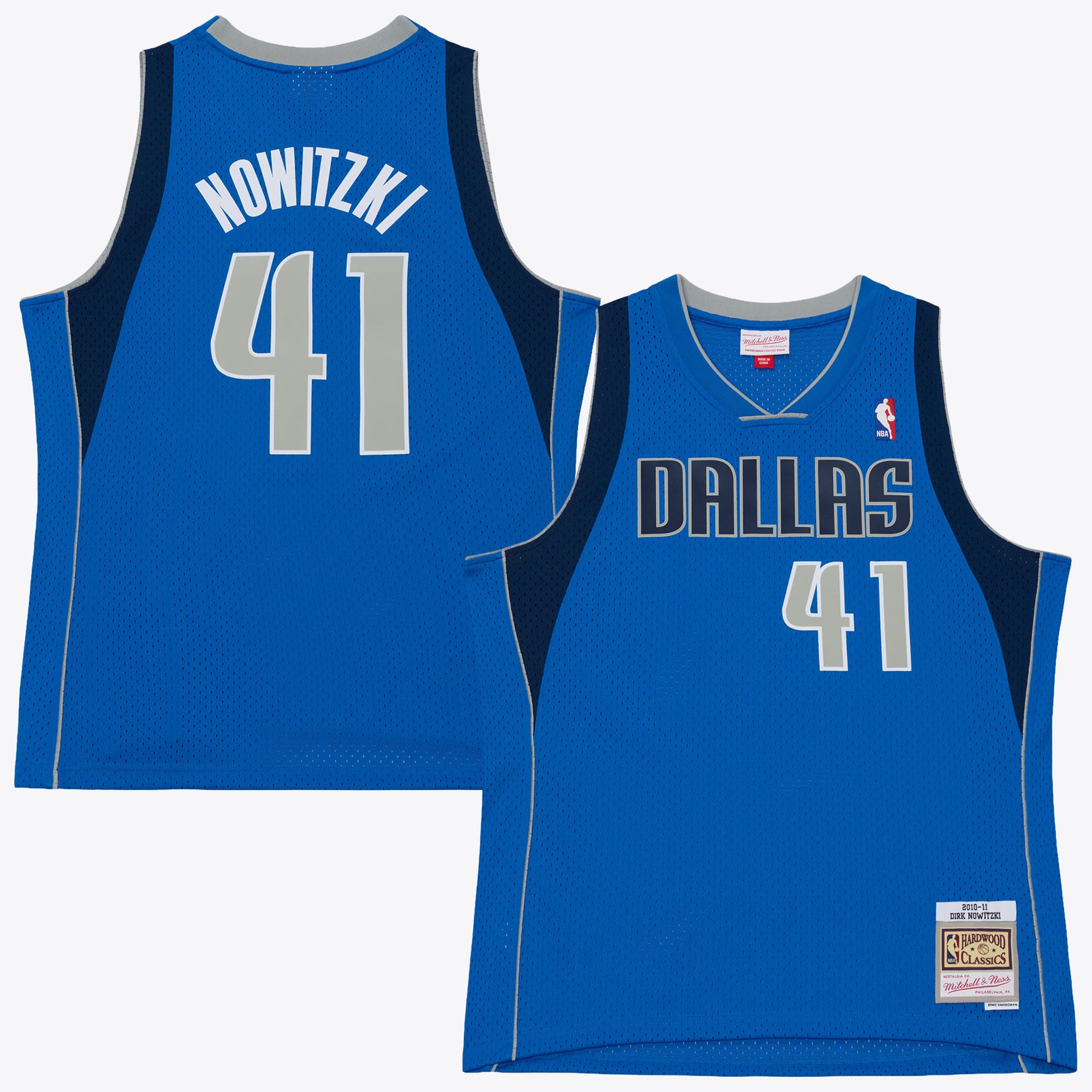 Maillot Swingman Dallas Mavericks Mitchell & Ness Dirk Nowitzki Hardwood Classics – Homme - Homme Taille: S
