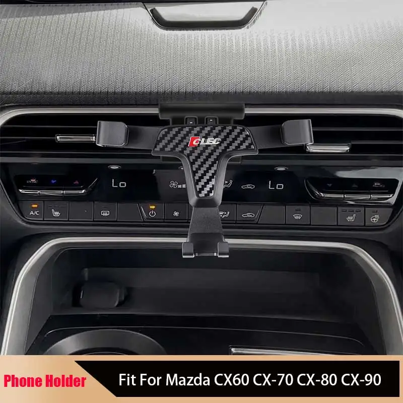 Car Phone Holder Stand for Mazda CX60 2022-2025/ CX70 2025/ CX80 CX90 2024-2025 Air Vent Mount Phone Holder Mobile Phone Cradle